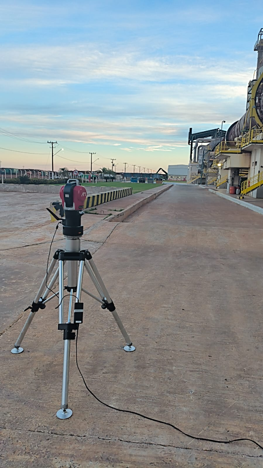 Laser Tracker em aplicação real de campo